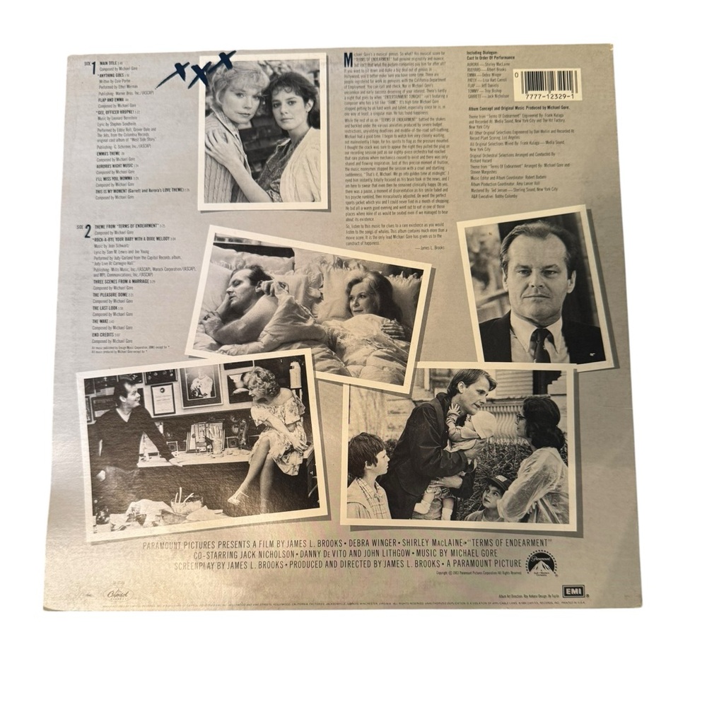 Terms of Endearment Vinyl Record - Gray Cover - Picture 2 of 6
